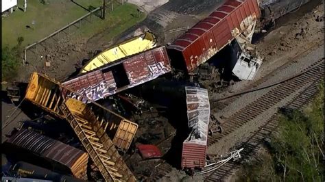 The crash between the 18-wheeler and the train. . Texas train derailment 2023